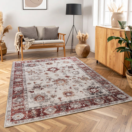 Oxford GC_NBL2015 Red . 2 in. x . 6 in. Area Rug