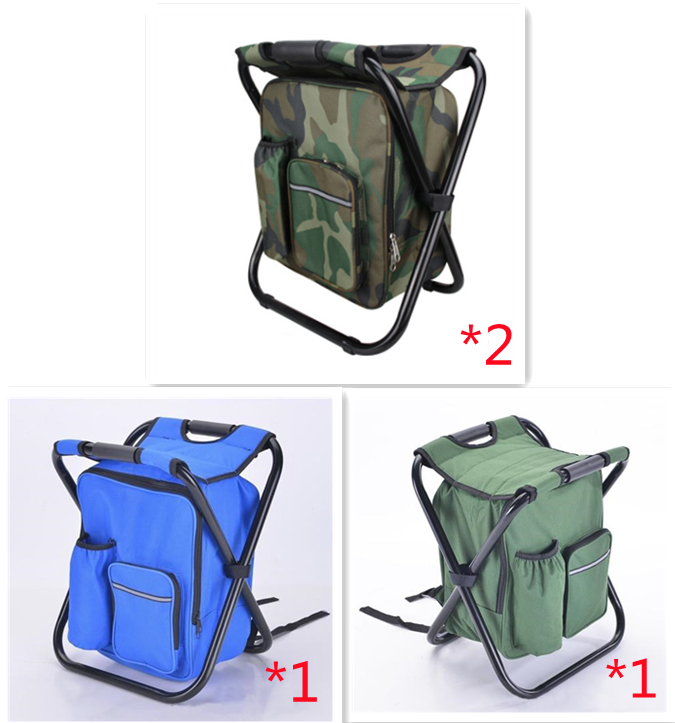 Multifunction Outdoor Folding Chair Ice Cooler Picnic Bags Camping Fishing Stool Backpacking Hunting Rest Chair - Eloy Royal