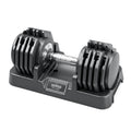 Adjustable Dumbbell, 5-55 LBS Quick-Select Weight Dumbbell with Non-Slip Grip & Base, for Home Gym Strength Training