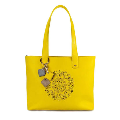 Sprout Leather Tote -Lemon - Eloy Royal