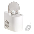 Countertop Ice Maker, 7 Cubes Ready in 6 Mins, 26 lbs per Day, Self-Cleaning Portable Machine with Ice Scoop, Ice-Making Machine with 2 Sizes Bullet Ices for Home, Kitchen, Office, Bar & Party