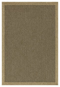 Earth GC_NTL1003 Jute/Black 5 ft. 3 in. x 7 ft. 3 in. Indoor/Outdoor Area Rug