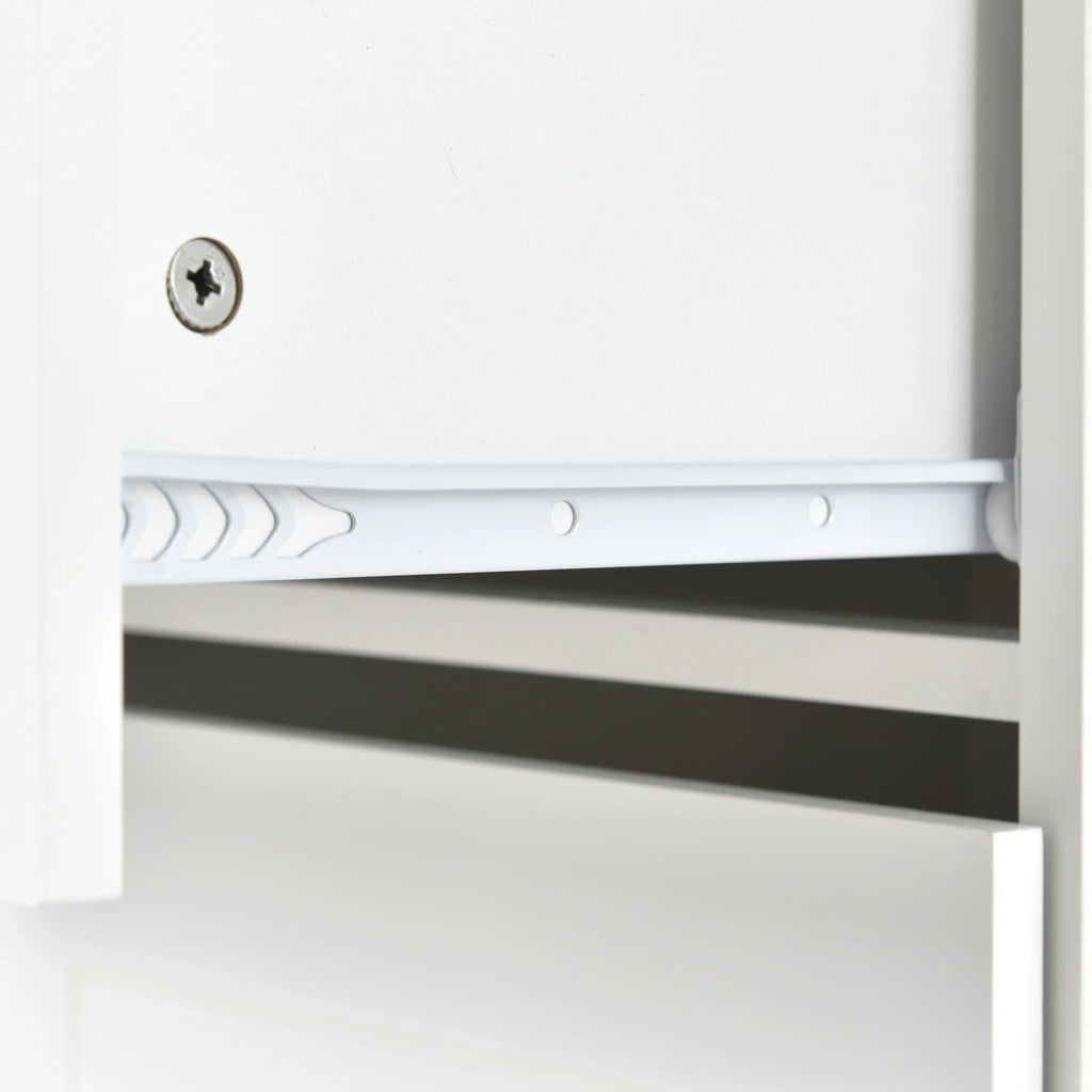 Rolling Mobile Kitchen Island with Solid Wood Top and Locking Wheels,52.7 Inch Width,Storage Cabinet and Drop Leaf Breakfast Bar,Spice Rack, Towel Rack & Drawer (White) - Eloy Royal