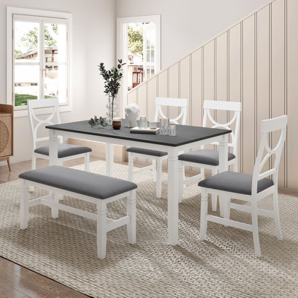 Arden 6-Piece Farmhouse Dining Set