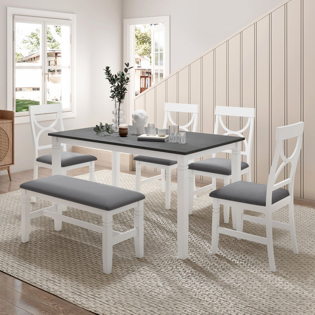 Arden 6-Piece Farmhouse Dining Set