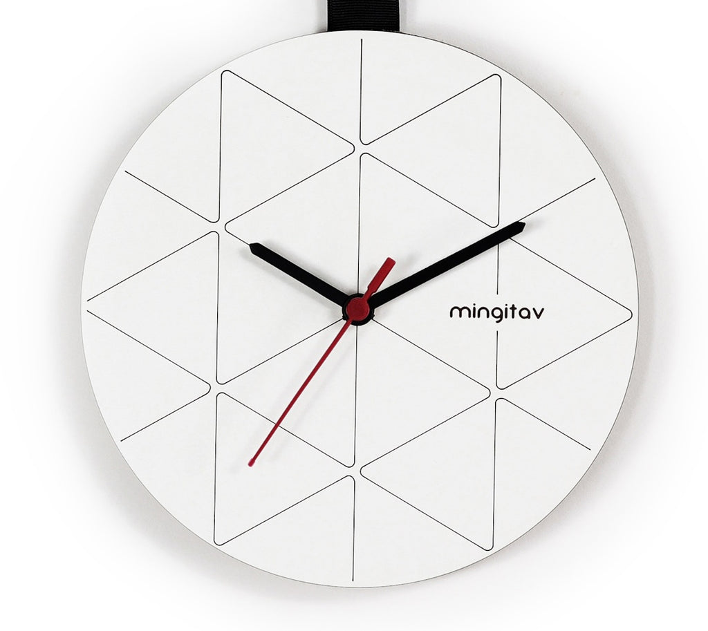 Minuet Wall Clock Black