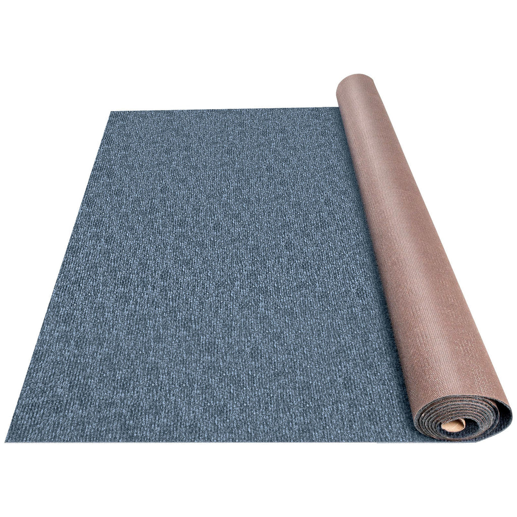 Gray Marine Carpet 6 ft x 29.5 ft, Boat Carpet Rugs, Indoor Outdoor Rugs for Patio Deck Anti-Slide TPR Water-Proof Back Outdoor Marine Carpeting Outdoor Carpet