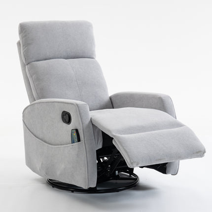 Short plush manual button armchair sofa