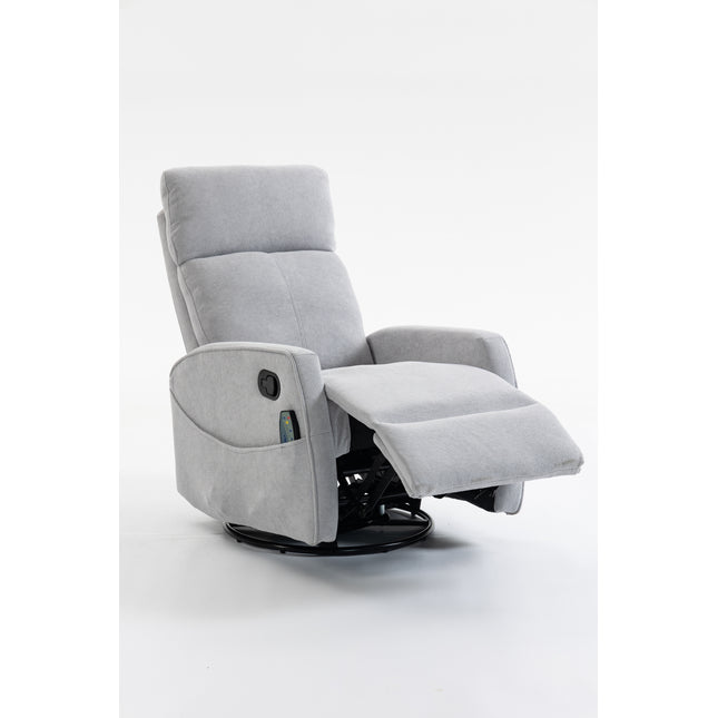 Short plush manual button armchair sofa