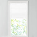 1-Piece 35x64' Linen Blend Light Filtering Cordless Roman Shade,White