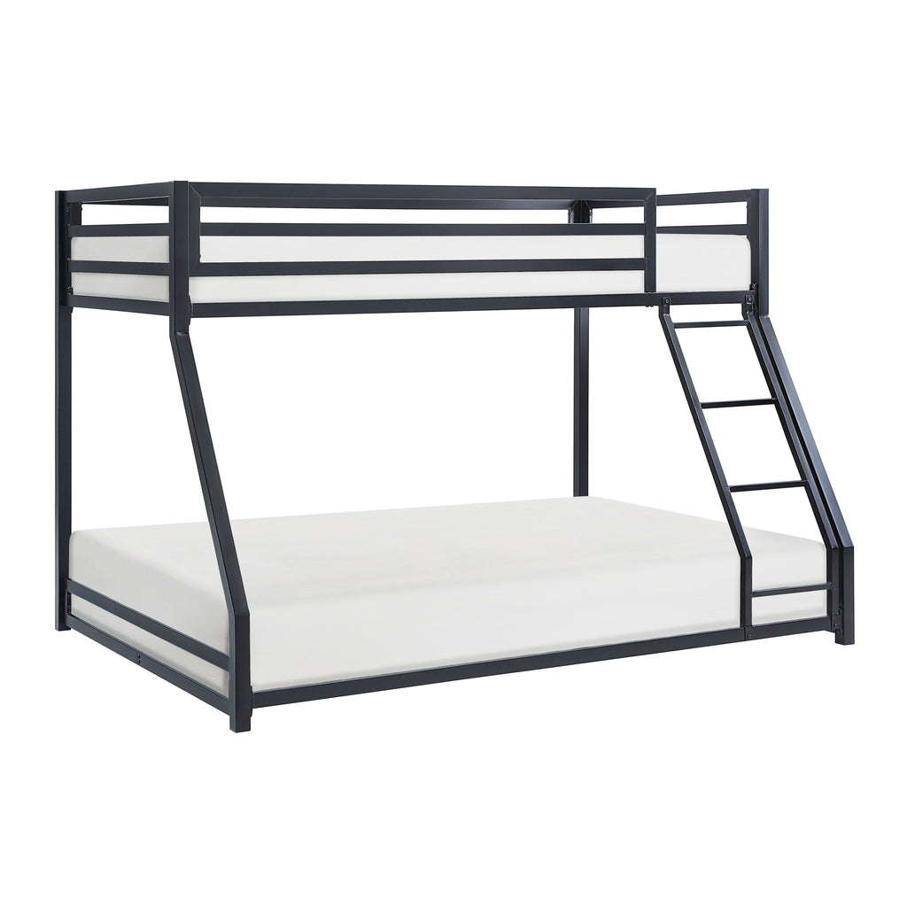 Bed Full Twin Twin/Full Bunk Youth Black