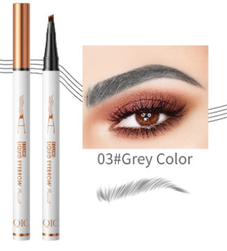 Four-fork Eyebrow Pencil Waterproof Sweat-proof Not Smudge