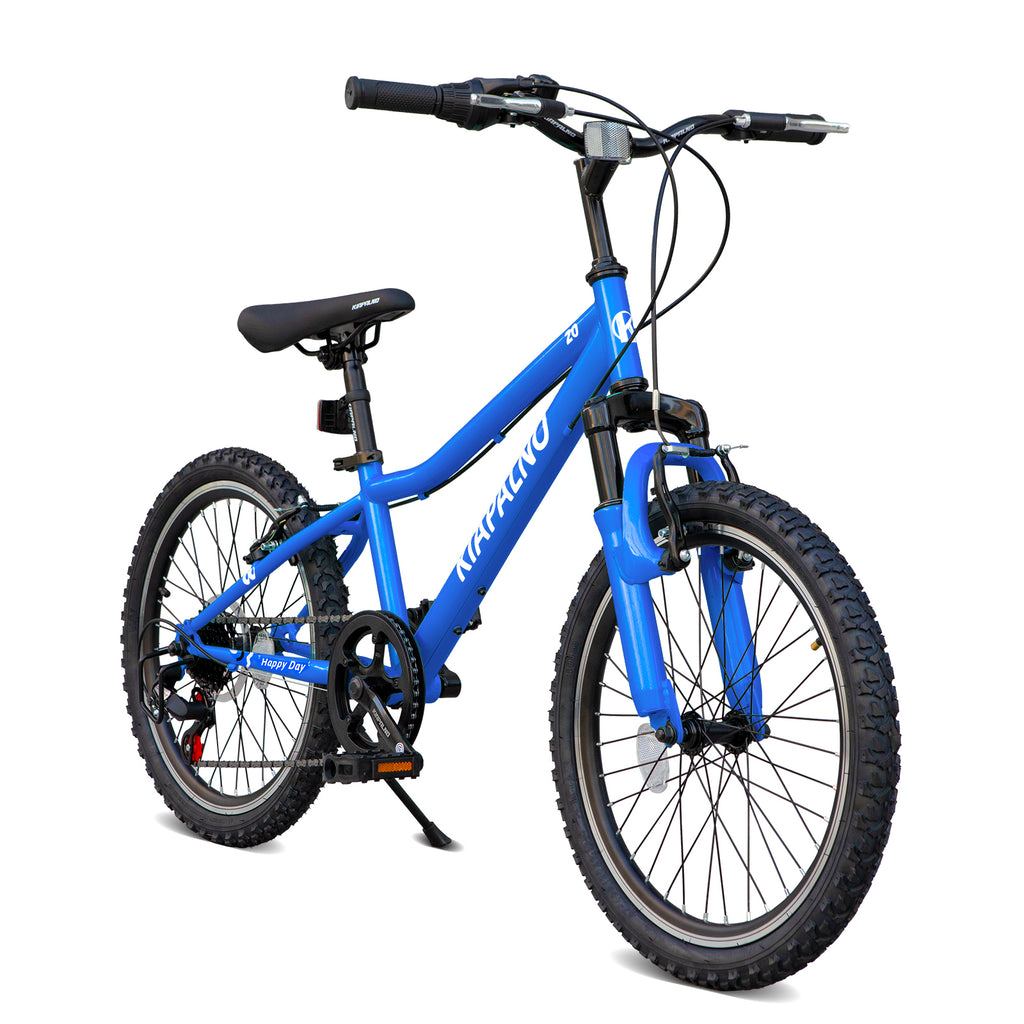 20 Inch Mountain Bike, 7-Speed Adult Dual-Suspension Mountain Bicycle with Sturdy Steel Frame, Excellent Twist Shifting, Dual Handbrake & Adjustable Seat for Men Women