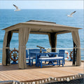 Double-roof Design Canopy Shelter,Outdoor Gazebo,Large Gazebo