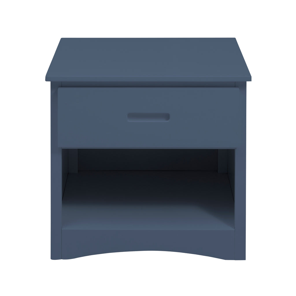 Nightstand Youth Engineered Wood Contemporary Blue