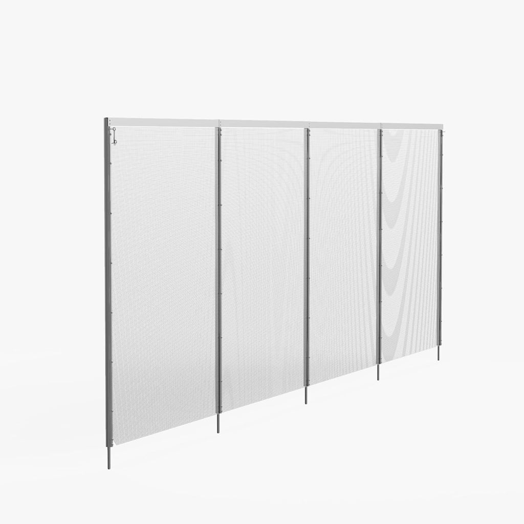 Safety Fence for In Ground Pool,Size:4' x 48',Grey
