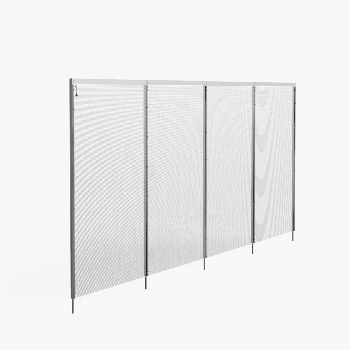 Safety Fence for In Ground Pool,Size:4' x 48',Grey