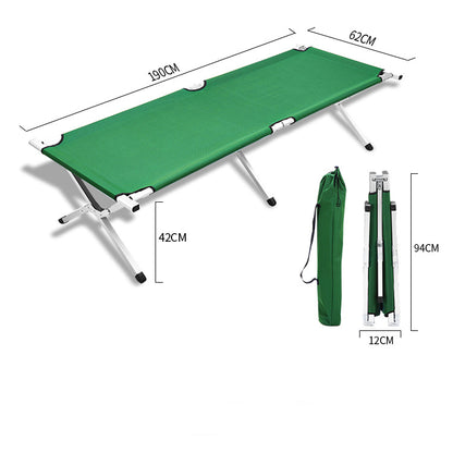 Outdoor Folding Bed Portable Aluminum Alloy - Eloy Royal