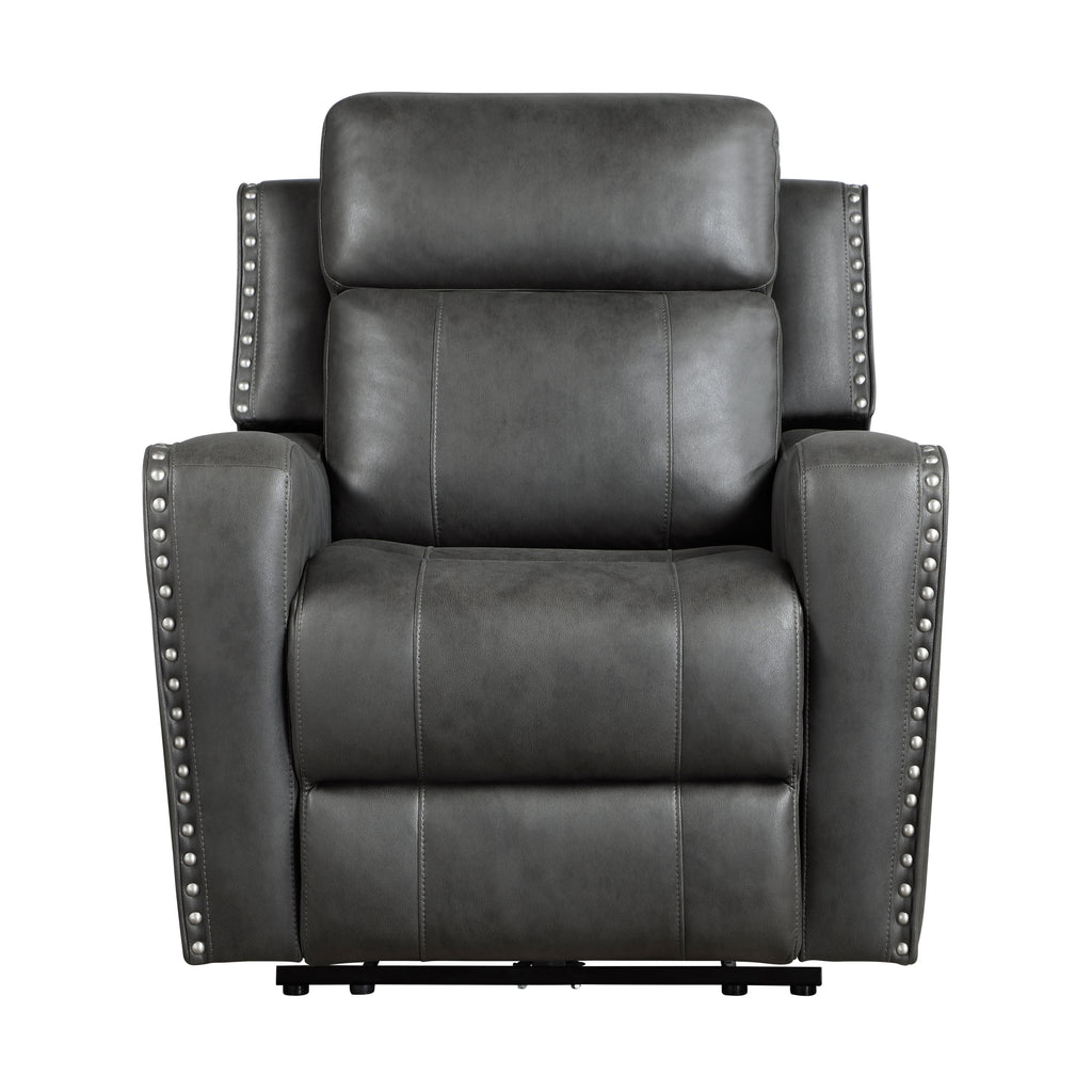 Reclining Chair Microfiber Smoky Gray
