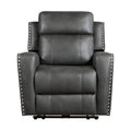 Reclining Chair Microfiber Smoky Gray
