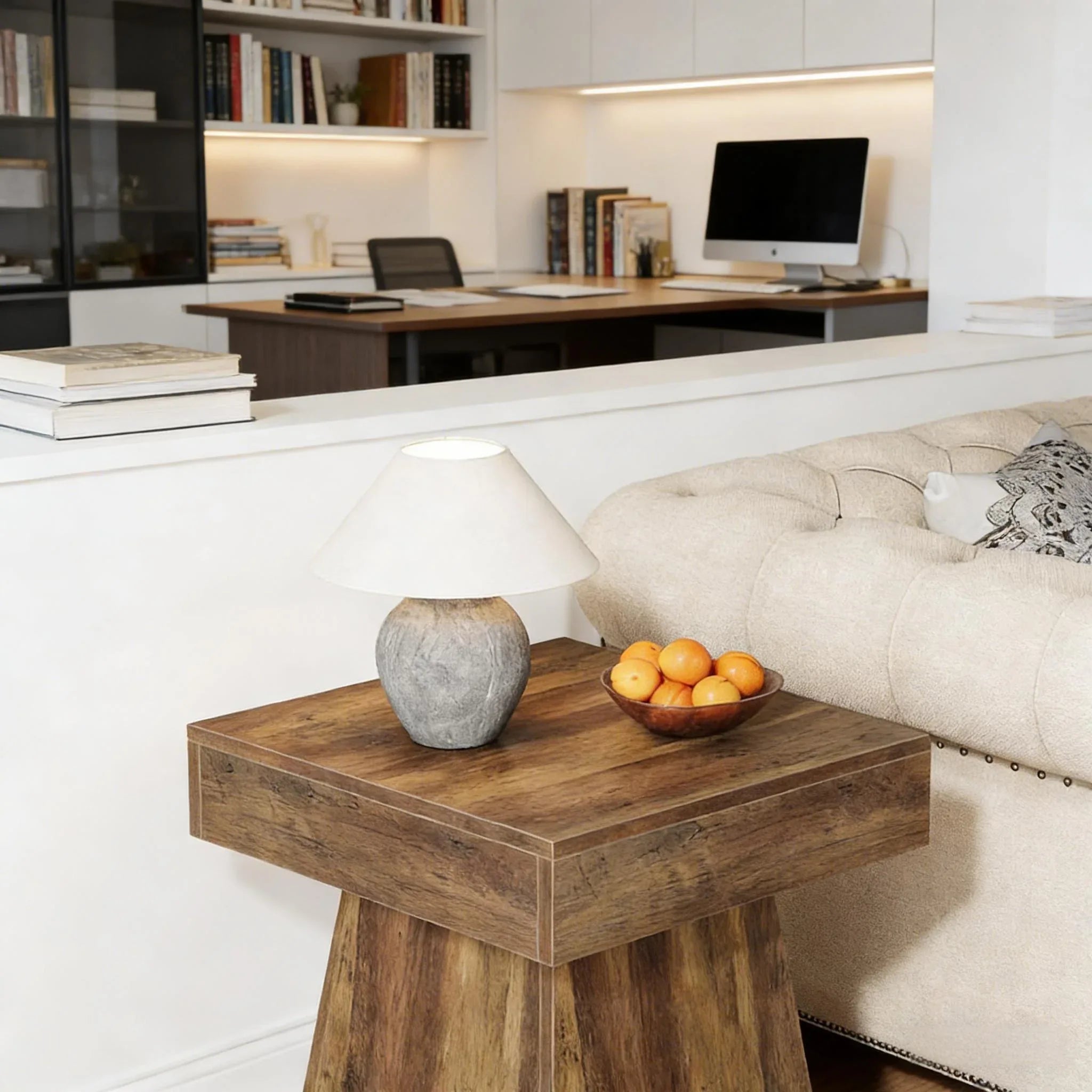 Narrow Nightstand,Sofe Table,Square Coffee Table - Eloy Royal