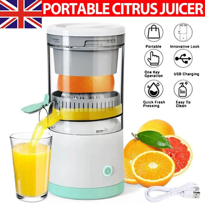 Electric Citrus Juicer Juice Squeezer Portable Press Machine Fruit Extractor UK - Eloy Royal