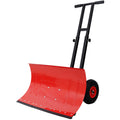Dual Bar Snow Shovel with Wheels, Snow Pusher, Adjustable Length handle, Adjustable Angle Handle & Blade Snow Removal Tool, 29' Blade, 10' Wheels