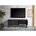 Contemporary 47 in Faux Wood TV Stand Media Console for TVs up to 50'-55', 2 Shelves and Cabinet Entertainment Unit, Espresso