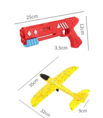 Ejection Foam Airplane Children's Toy Foam Gun