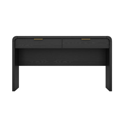 Office Desk in Black and Gold