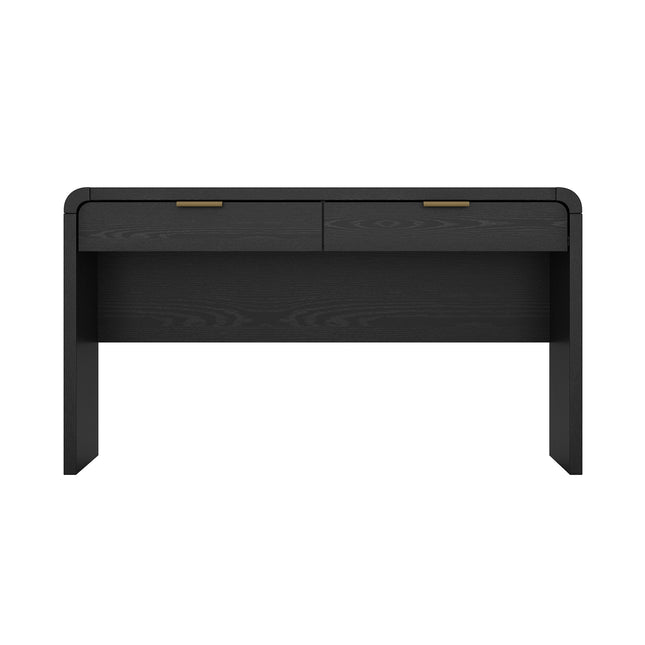 Office Desk in Black and Gold