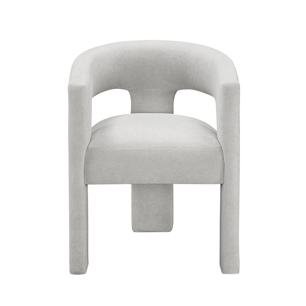 Side Chairs Light Dining Room Wood Veneer Contemporary Set of 8 Gray