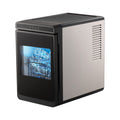 Countertop Ice Maker, 22 lbs per Day, Self-Cleaning Portable Machine with Tong, Drawer-Style Ice Access, Ice-Making Machine with Large Square Cubes, for Home, Kitchen, Office, Bar & Party