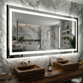 60x36 Inch Frameless LED Bathroom Mirror, Smart Mirror