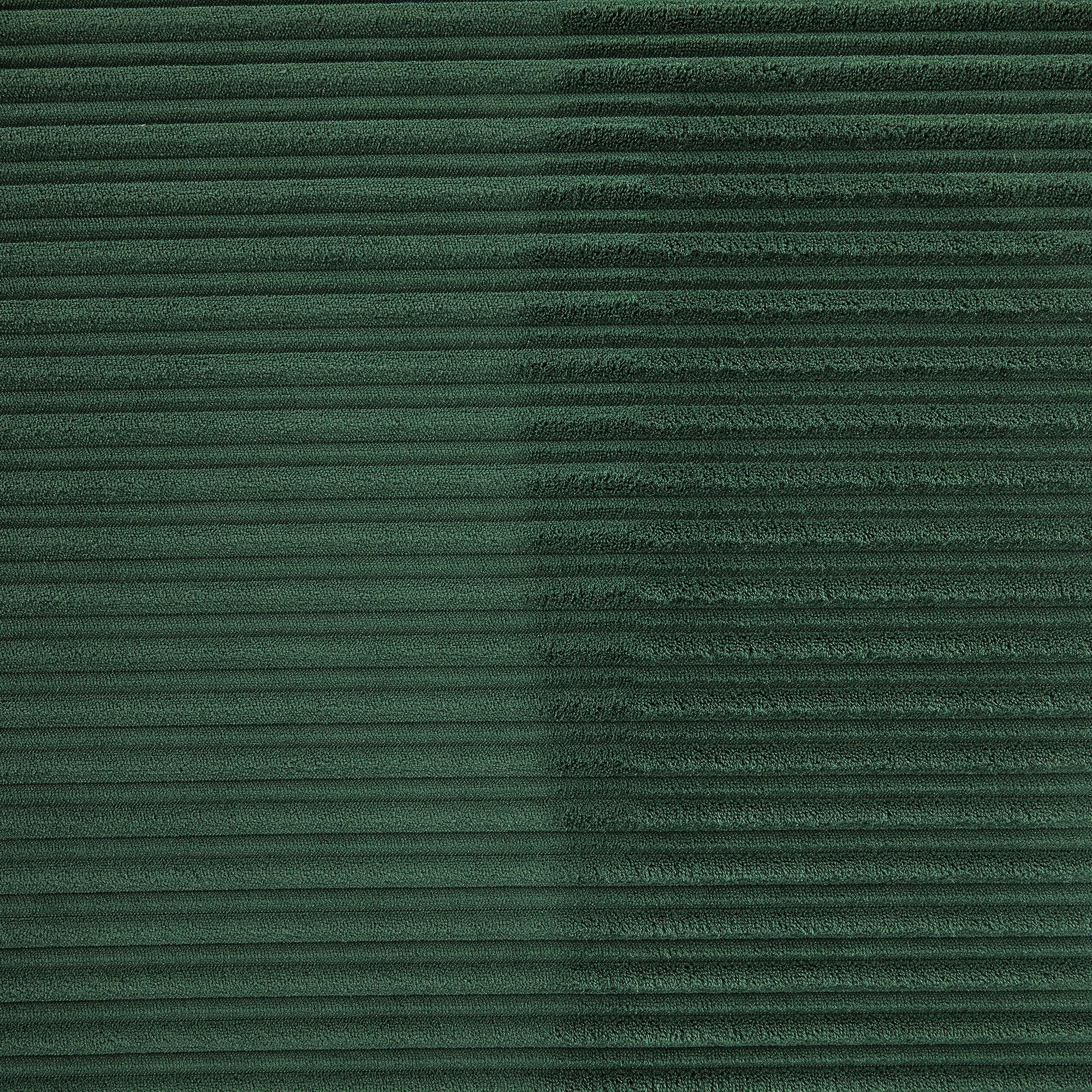 Modern Style Single Sofa Couch with Storage, USB Ports, Cup Holders, Green Corduroy - Eloy Royal