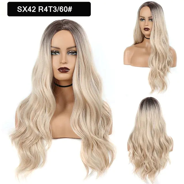 Wavy Middle Part Wigs - Eloy Royal