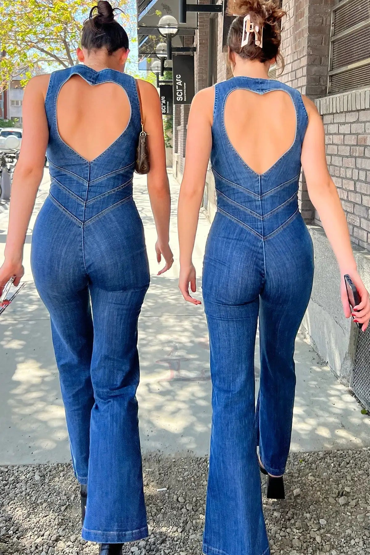 Backless Heart Jumpsuit - Eloy Royal