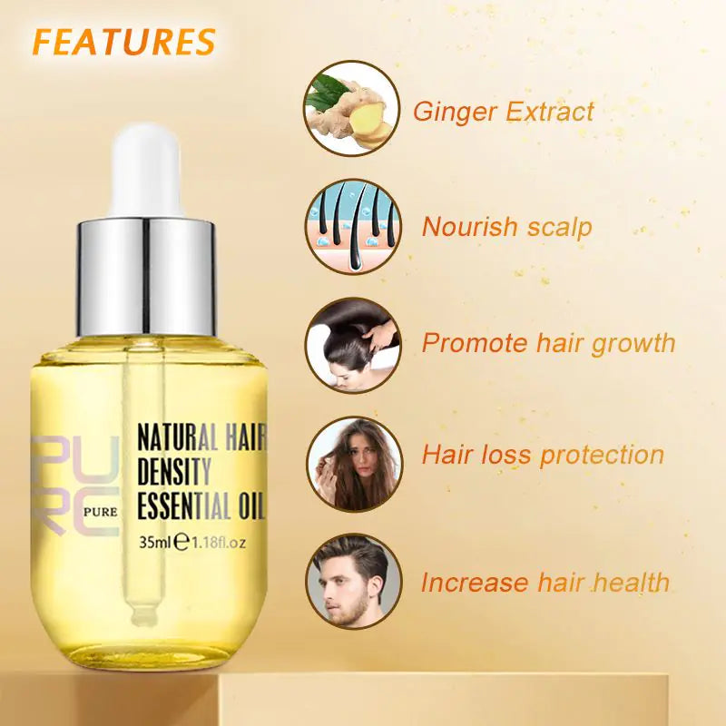 Natural Ginger Hair Growth Oil - Eloy Royal