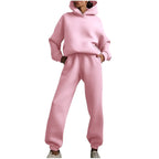 JMMSlmax 2 PC Sweatsuit Set Women Oversized Long Sleeve Hoodie Pullover Sweatshirt Sweatpants Tracksuit Jogger Sweatpants