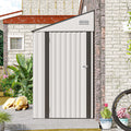 Campcraft Optional two-color storage shed, single hinge door with sloping roof, solid structural design, good ventilation, surface with protective film, and suitable for various scenarios