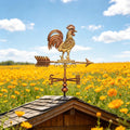 Classic Weather Vanes,Roof Mount Wind Direction Indicator,Rooster Weathervane