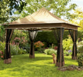 Adjustable Height Pop Up Tent,Canopy Tent with Mesh Netting,with Carry Bag,for Garden,Patio