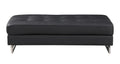 Global United Genuine Leather Ottoman