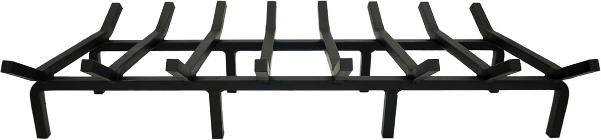 Fireplace Grate,Fireplace Log Holder,Heavy Duty Solid Cast Iron FIrewood Log Burning Rack for Inside The Fireplace Accessories Outood Fire Pit Kindling Fireplace Tools (36 inch)