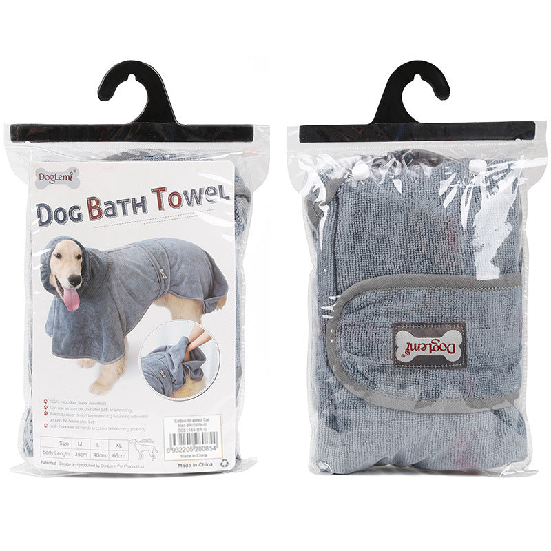 Pet Bathrobe Cotton Dog Towel Is Highly Absorbent - Eloy Royal