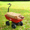 Four-wheeled electric cart 24V 180W lead-acid battery 264 lbs (120 kg) electric one-wheeled wheelbarrow 75L electric garden cart plastic pot capacity 2.6 cu.ft. wheelbarrow electric wheelbarrow