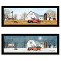 'Billy Jacobs Seasonal-Autumn/Winter' 2-Piece Vignette, Black Frame