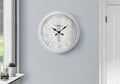Clocks, 20' Round, Wall Clock, Grey, Transitional