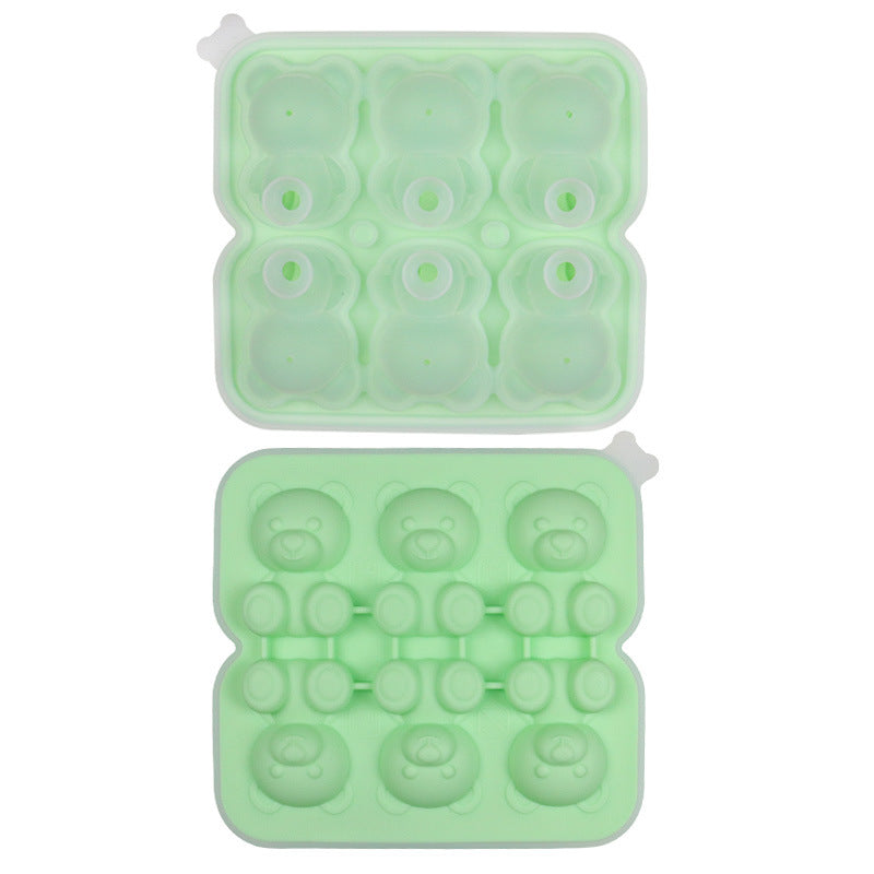 Bear Ice Cube Molded Silicone Ice Tray - Eloy Royal