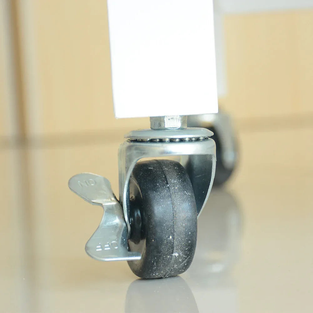 Kitchen Island & Kitchen Cart, Rubber Wood Top, Mobile Kitchen Island with Two Lockable Wheels, Simple Design for Easy Storing and Fetching, Two Drawers Give Unique Storage for Special Utensil. - Eloy Royal